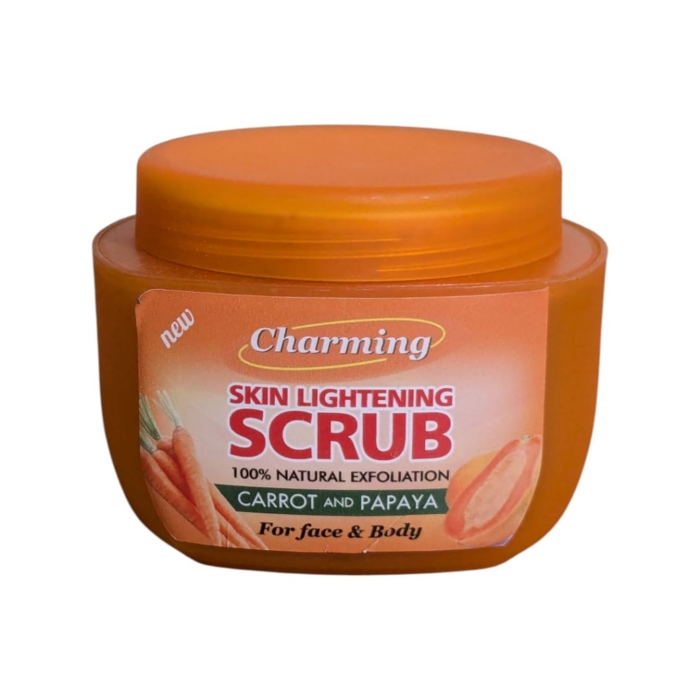 New Charming Carrot & Papaya Natural Exfoliating Body Scrub